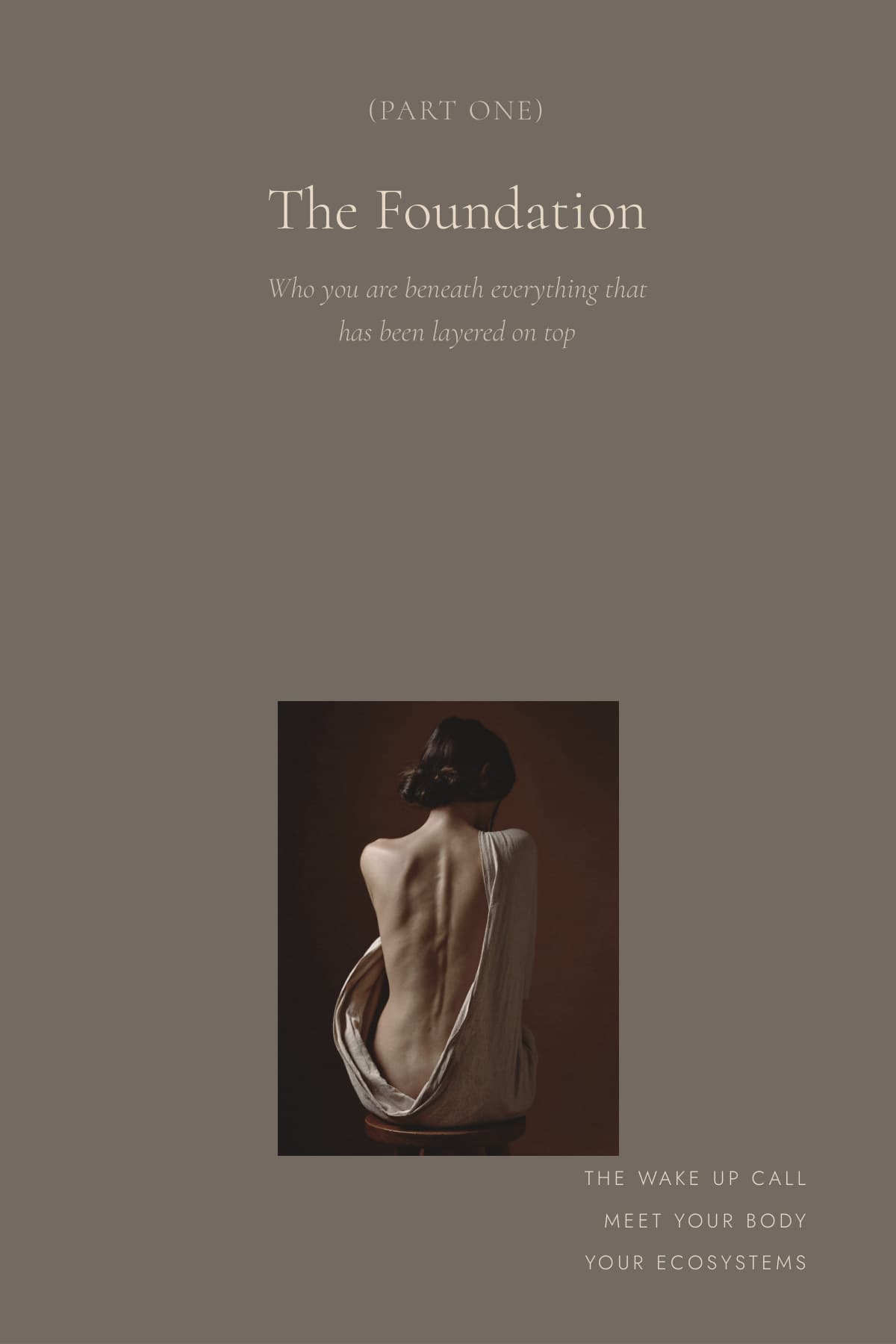 The opening page of Part One, The Foundation